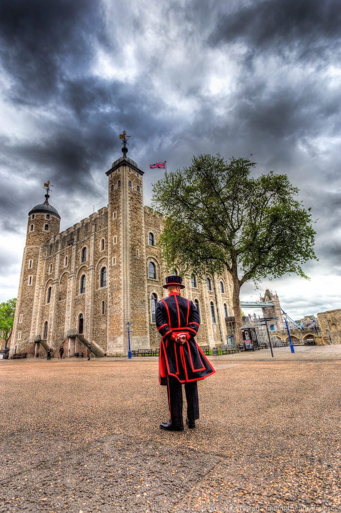 Beefeater at the tower of London