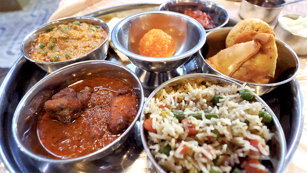 VIDEO MindBlowing Indian Thali in Suriname at Martin House of Indian