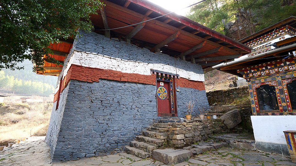 The Black Temple (Lhakhang Nagpo) in Haa Valley, Bhutan.