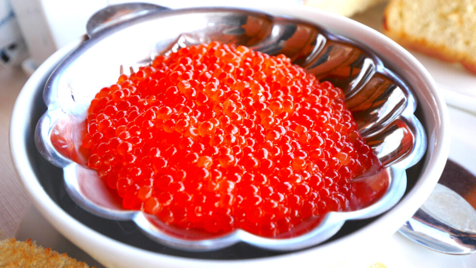 Caviar at Zolota Forel Restaurant