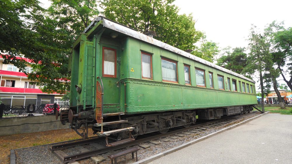Joseph Stalin's private train car in Gori, Georgia