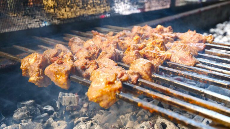 chicken tikka, and mutton seekh kebabs