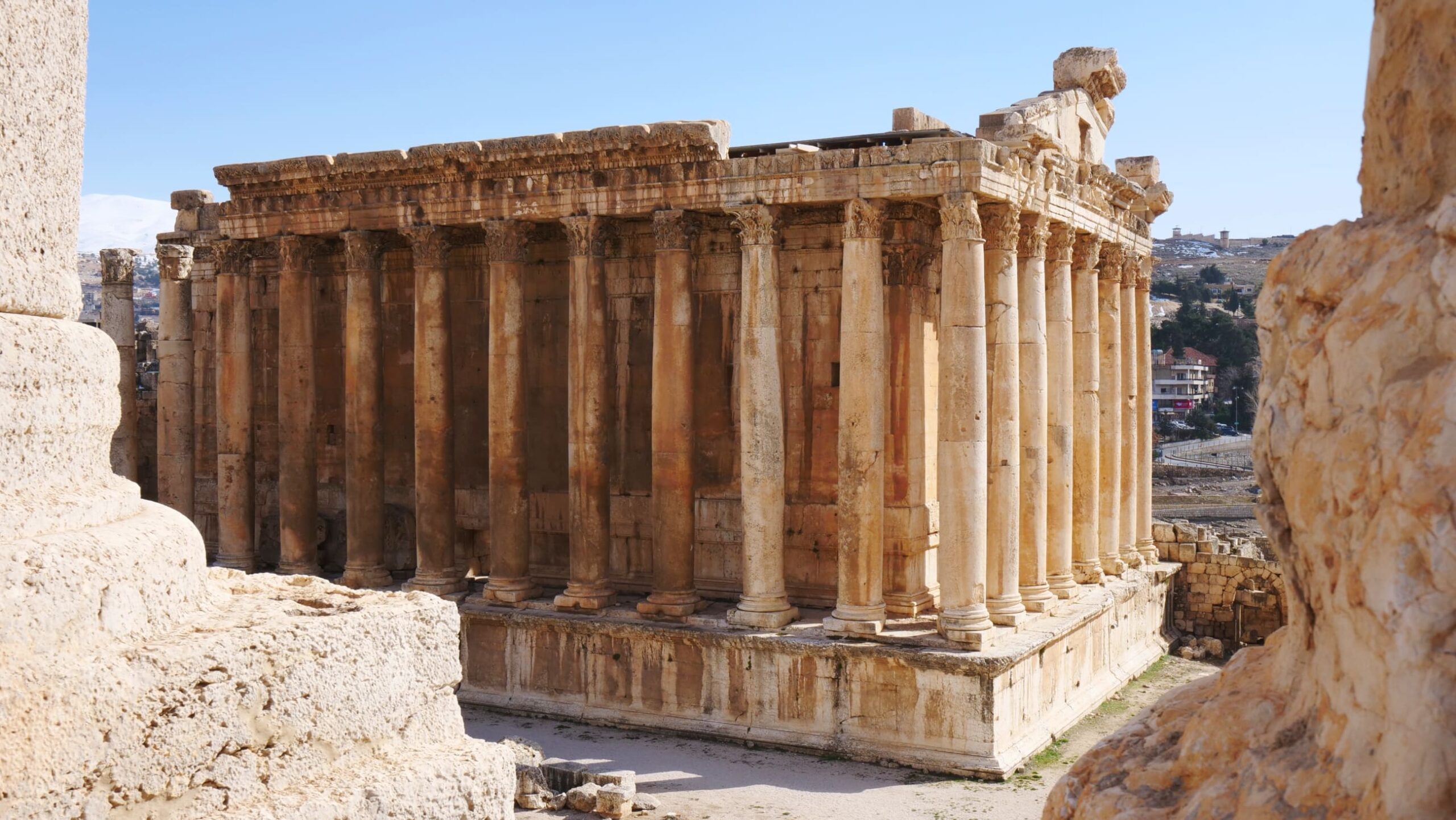 The Temple of Bacchus at Baalbek, Lebanon