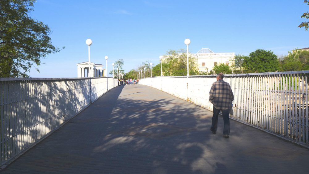 Tioschin Bridge in Odessa, Ukraine