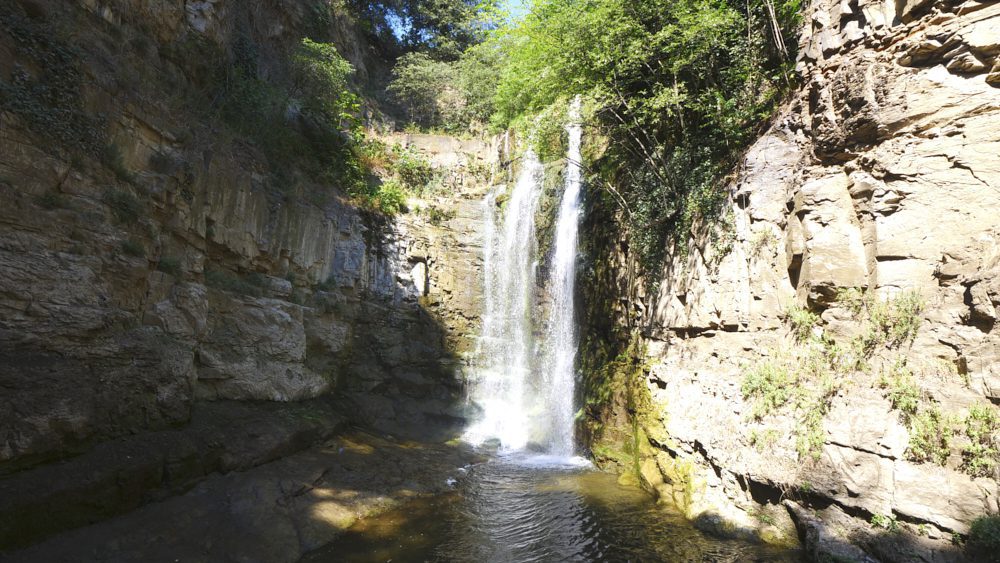Leghvtakhevi Waterfall in Tbilisi, Georgia