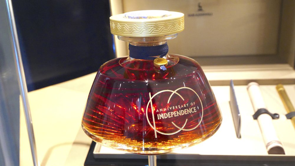 The 100-Year Independence brandy from 1918 at JSC Sarajishvili Brandy Factory