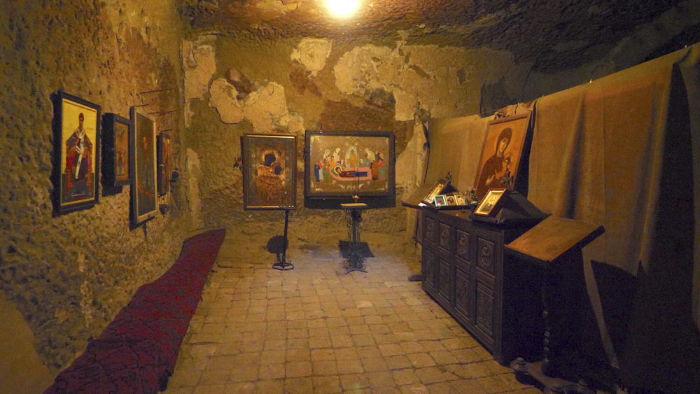 One of the cave churches of Natlismtsemeli Monastery