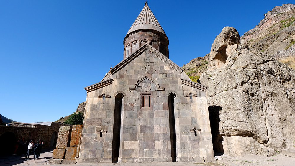 Geghard Monastery, one of the top historical sites in Armenia