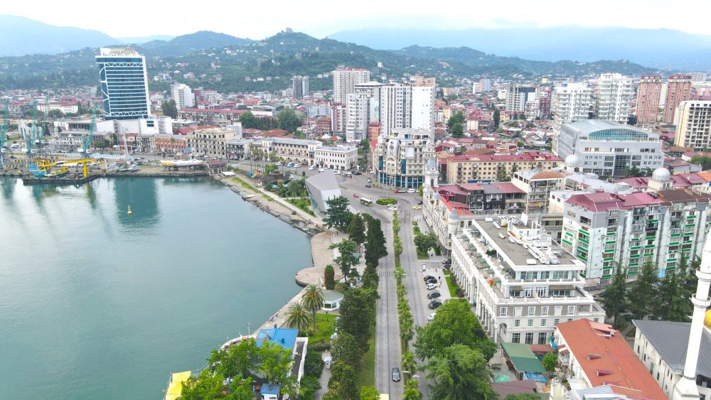 Aerial view of Batumi, Georgia