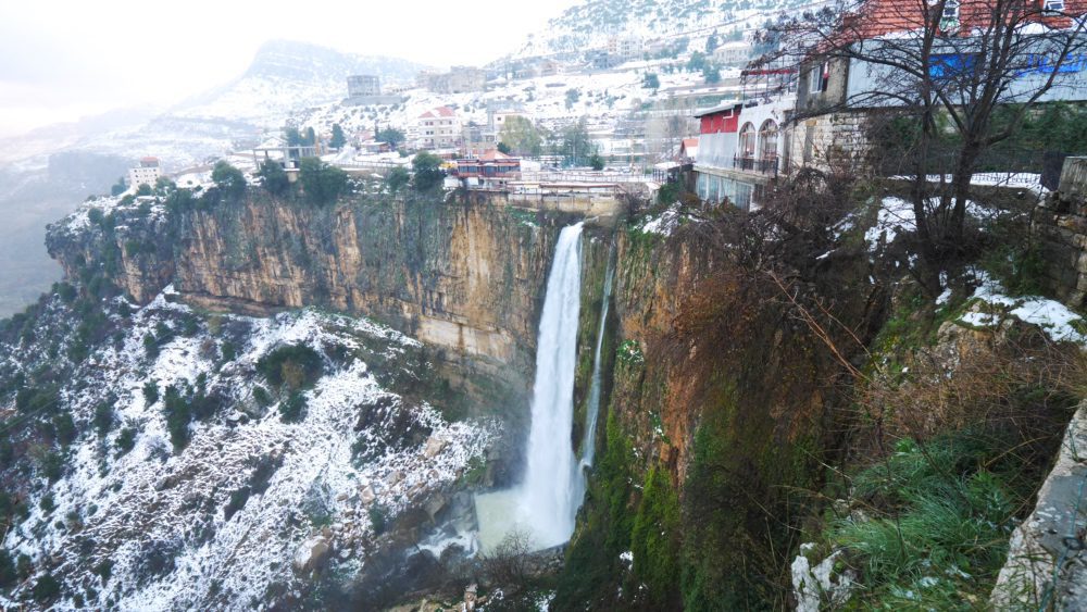 Jezzine Waterfall in Jezzine, Lebanon