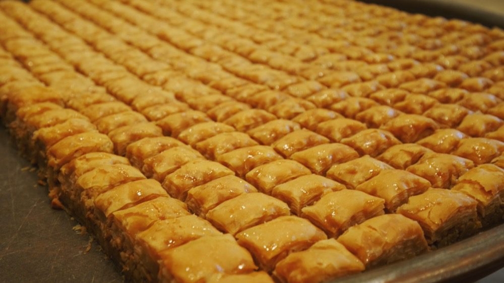 Baklava at Al Baba Sweets 