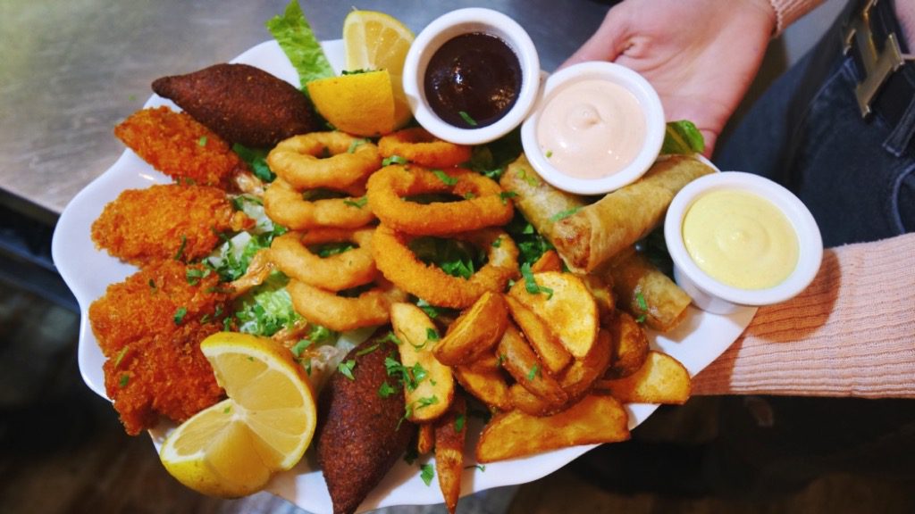 Lebanese seafood in Batroun, Lebanon