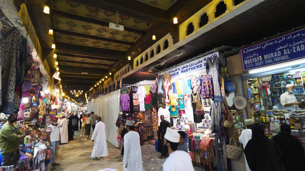 Mutrah Souq in Muscat, Oman