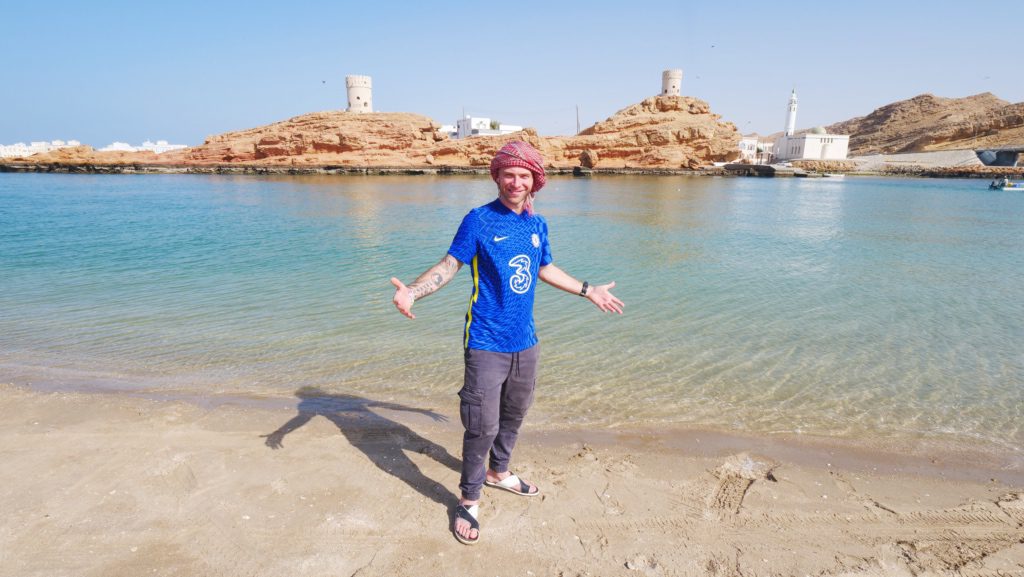 Enjoying the beautiful coastline in Sur, Oman | David's Been Here
