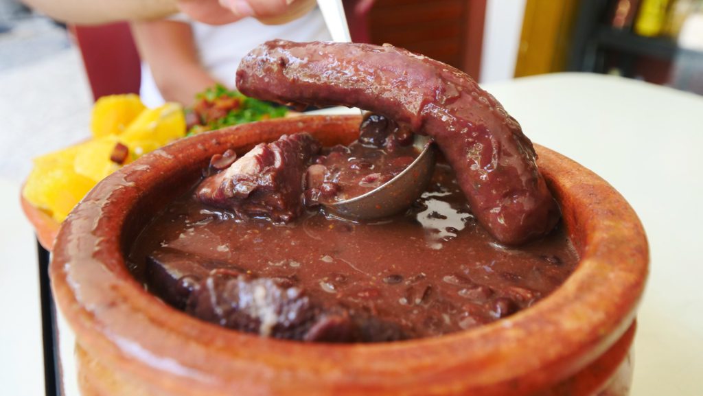 Feijoada, the national dish and one of the most popular Brazilian foods