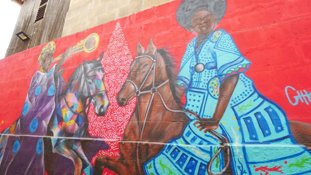 The famous street art in Jamestown | David's Been Here