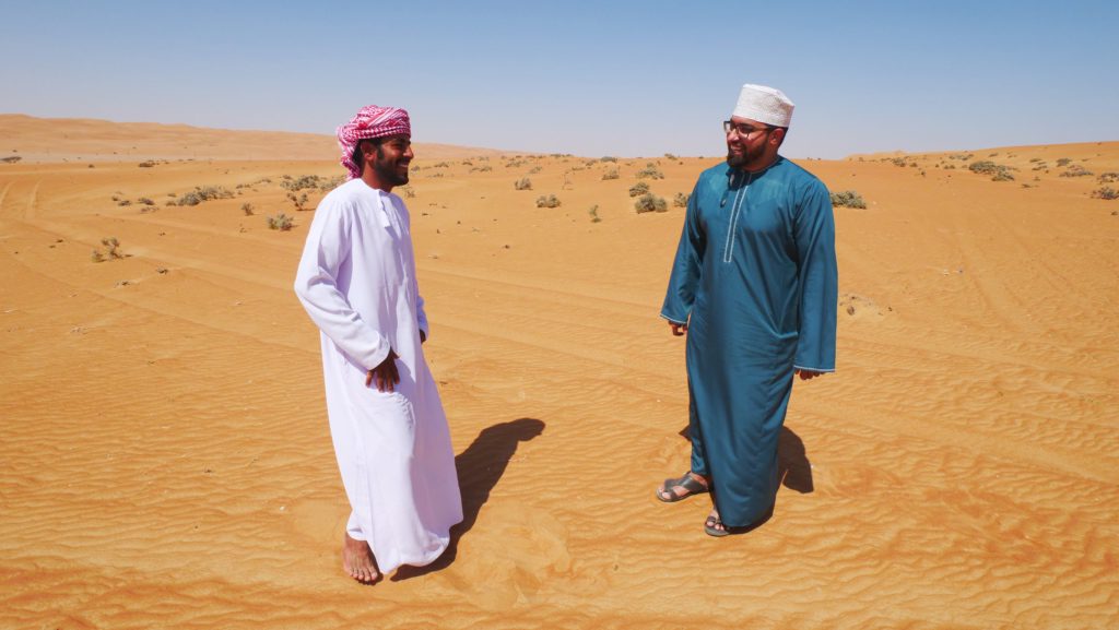 My Bedouin guide and Ahmed from Oman Travel
