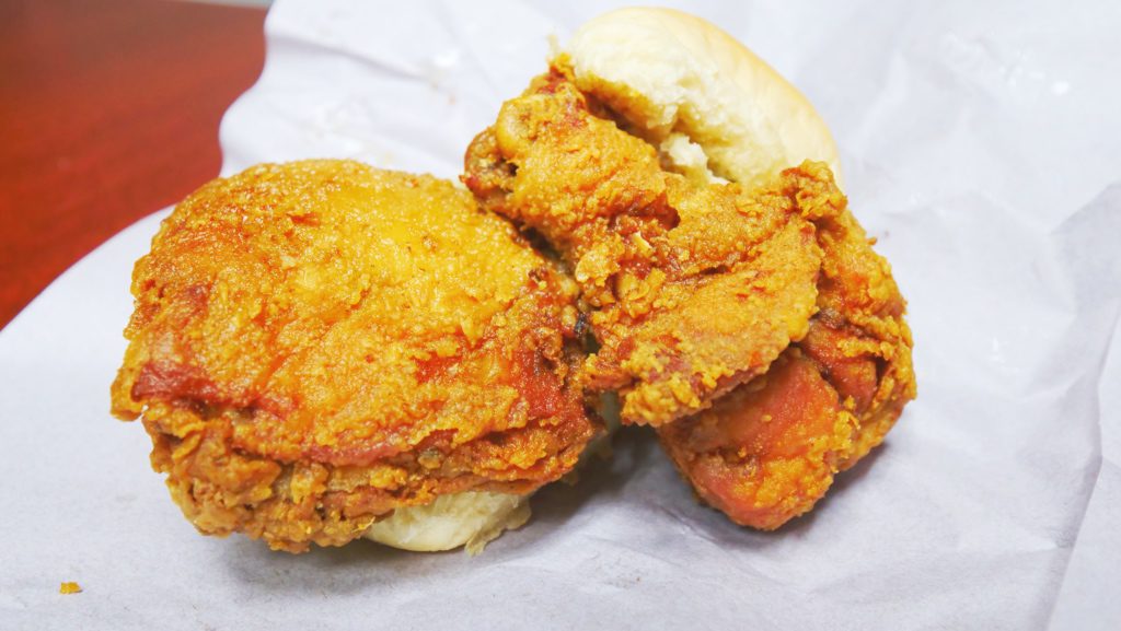The famous fried chicken at Block 2022 in Tobago | David's Been Here