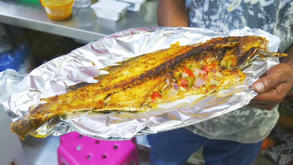 Omani Bangali fish at a restaurant near a fish market | David's Been Here