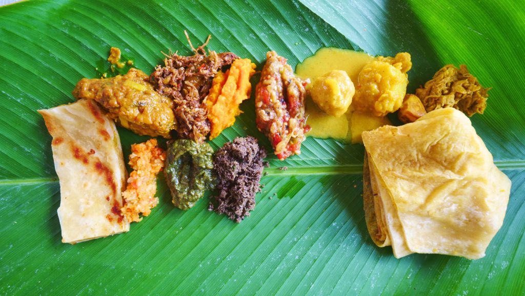 Trinidad food feast made by the Queen of Chulha in Siparia | David's Been Here