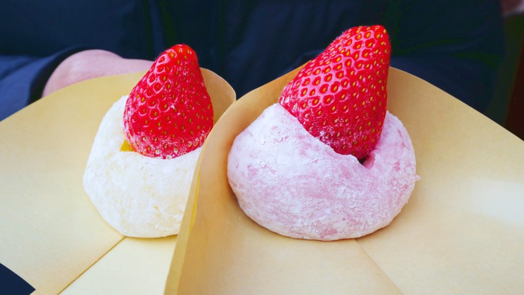 Ichigo daifuku is a type of mochi that's stuffed with strawberries | David's Been Here