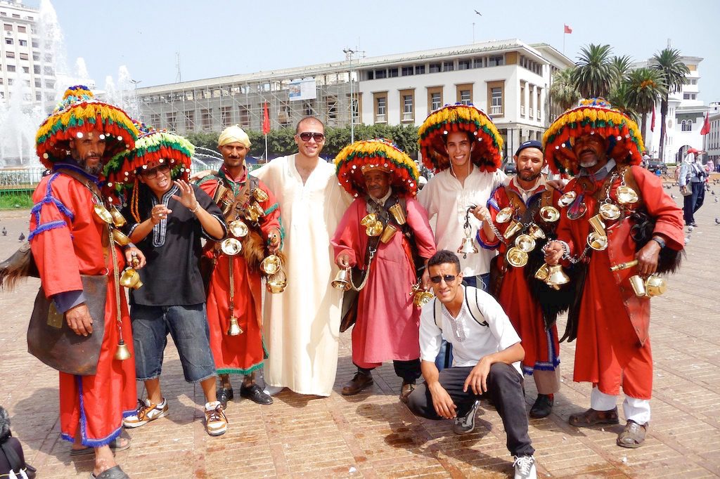 My team and I exploring Casablanca in 2008 | David's Been Here