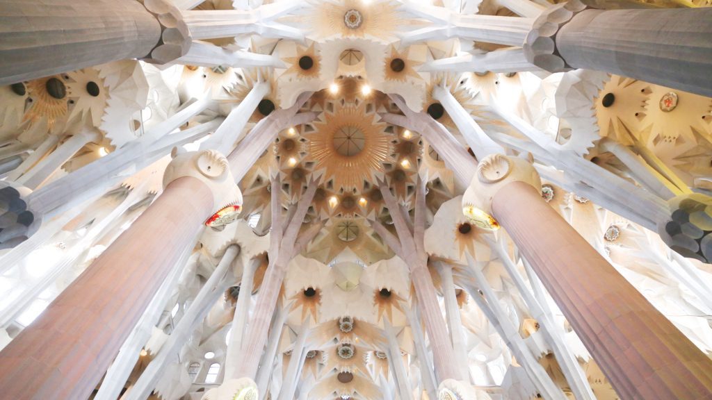 The ornate interior of Sagrada Família Basilica in Barcelona | David's Been Here