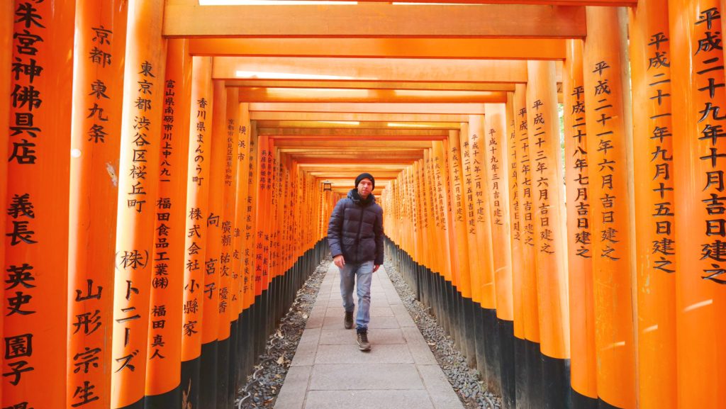 Strolling the torii gates of Fushimi Inari Shrine in Kyoto | David's Been Here