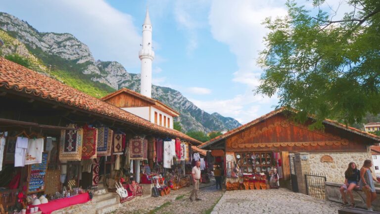 The Old Bazaar in Kruje, a city in north-central Albania | David's Been Here