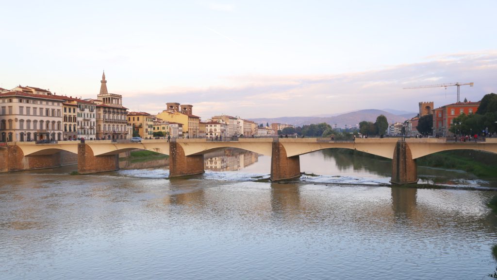 The Ponte Vecchio Bridge spans the Arno River in Florence, Italy | David's Been Here