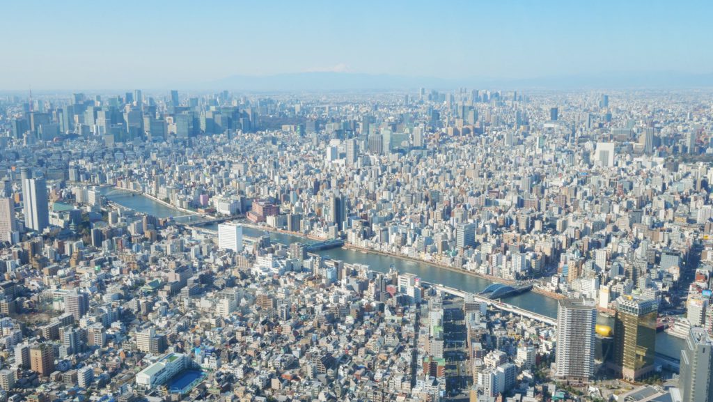 An aerial view of Tokyo from the Tokyo Skytree | David's Been Here
