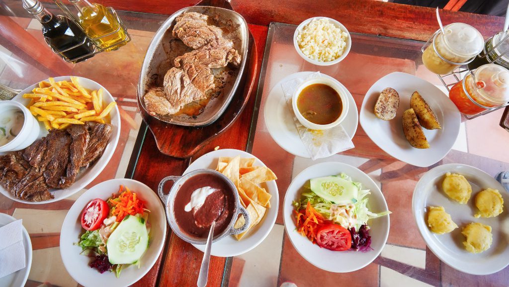 The mouthwatering spread of Nicaraguan food at La Plancha II in Managua | David's Been Here