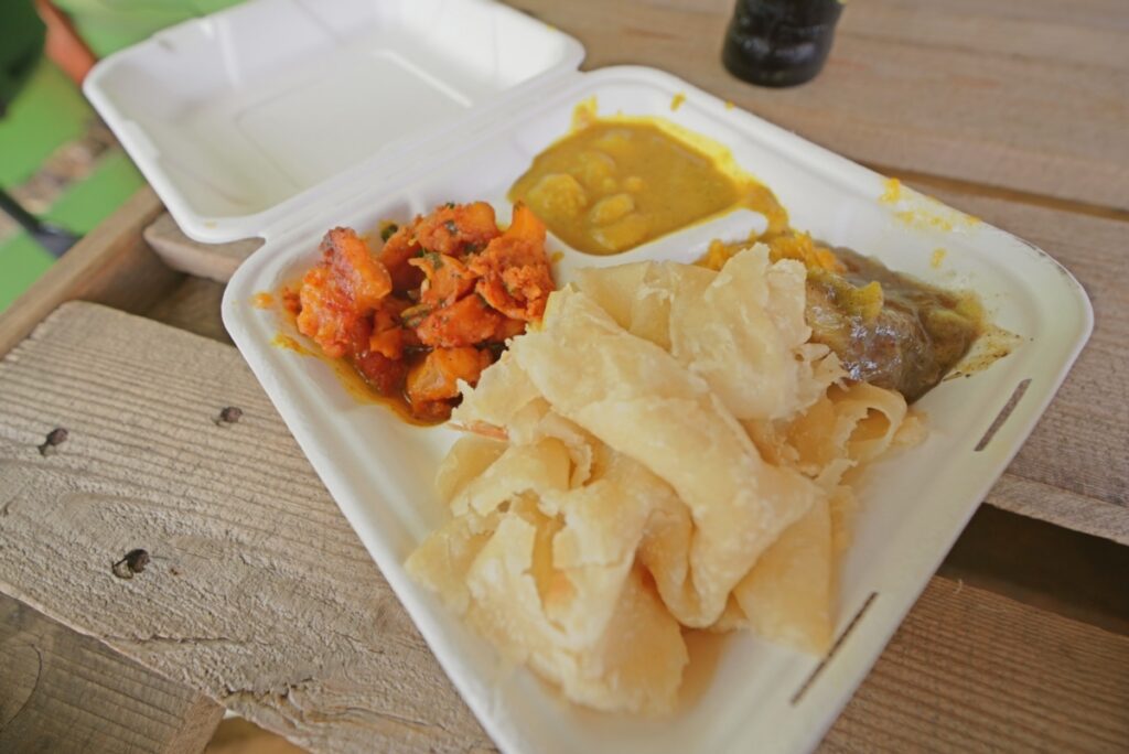 Buss-up shut is a delicious Grenada food inspired by Indian roti and parathas | David's Been Here