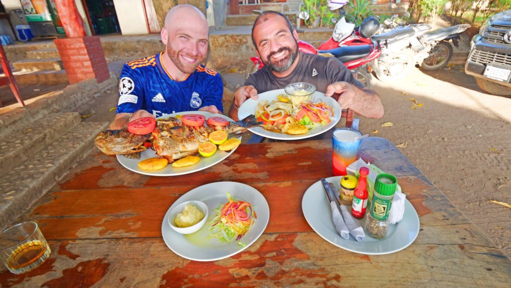 A fresh tilapia feast at Caballito de Mar Restaurant in Ometepe, Nicaragua | David's Been Here