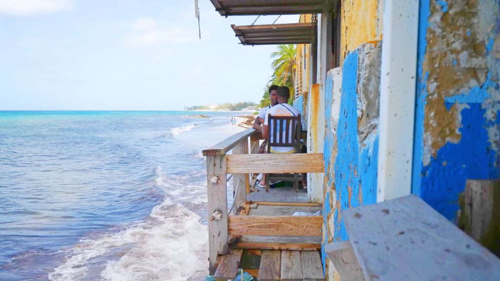 A seaside restaurant in Barbados called Surfers Cafe | Davidsbeenhere