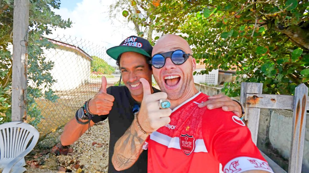 Hanging with my buddy Craig on the island of Barbados | Davidsbeenhere