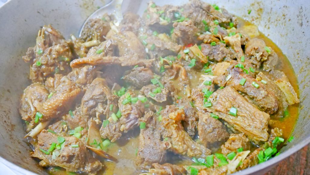Beef curry prepared by Guyana's President Irfan Ali | Davidsbeenhere
