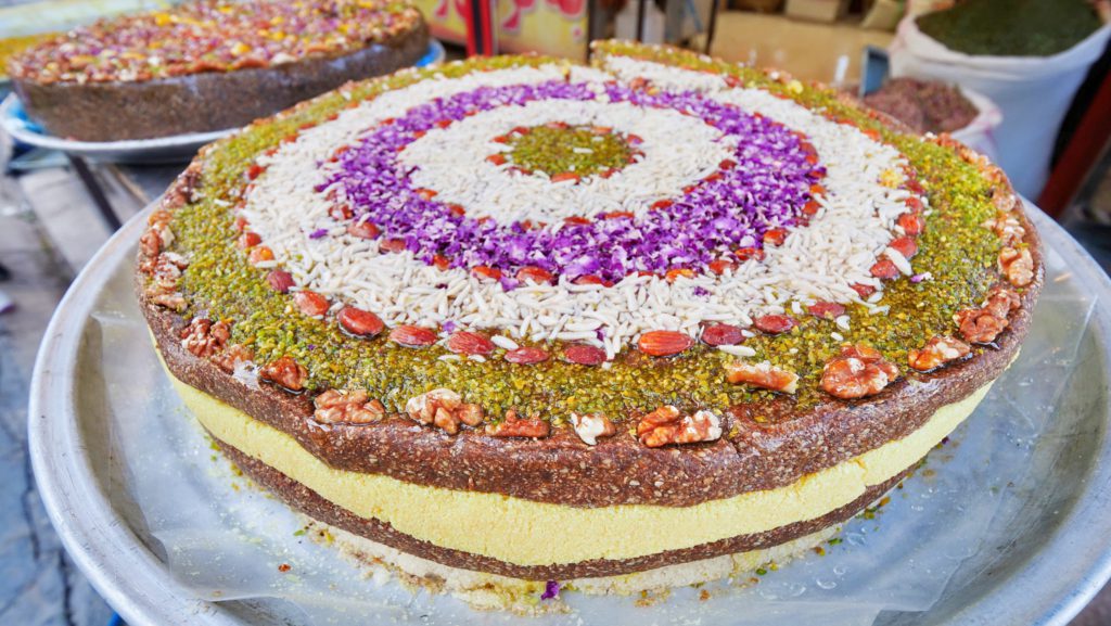 The impressive 4 Nut Concoction, a four-layer sweet in Kashan, Iran | Davidsbeenhere
