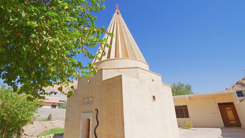 A Yazidi temple in Bahzani | Davidsbeenhere