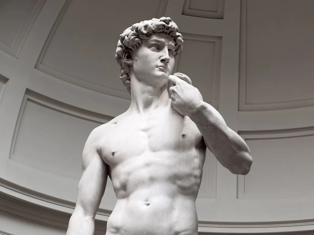 Michaelangelo's David stands in the Galleria dell'Accademia di Firenze in Florence, Italy | Davidsbeenhere