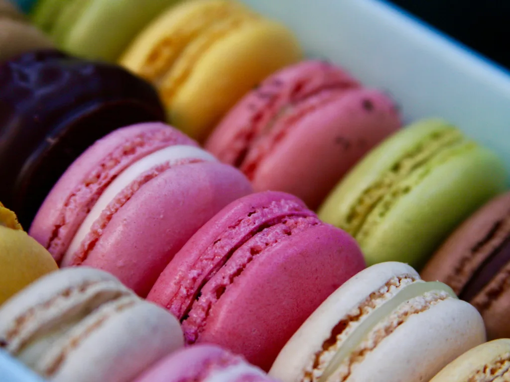 Macarons in a variety of colors are popular in Paris, France | Davidsbeenhere