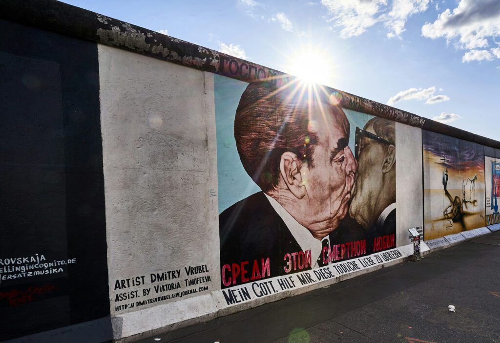 The East Side Gallery along the remnants of the Berlin Wall | Davidsbeenhere