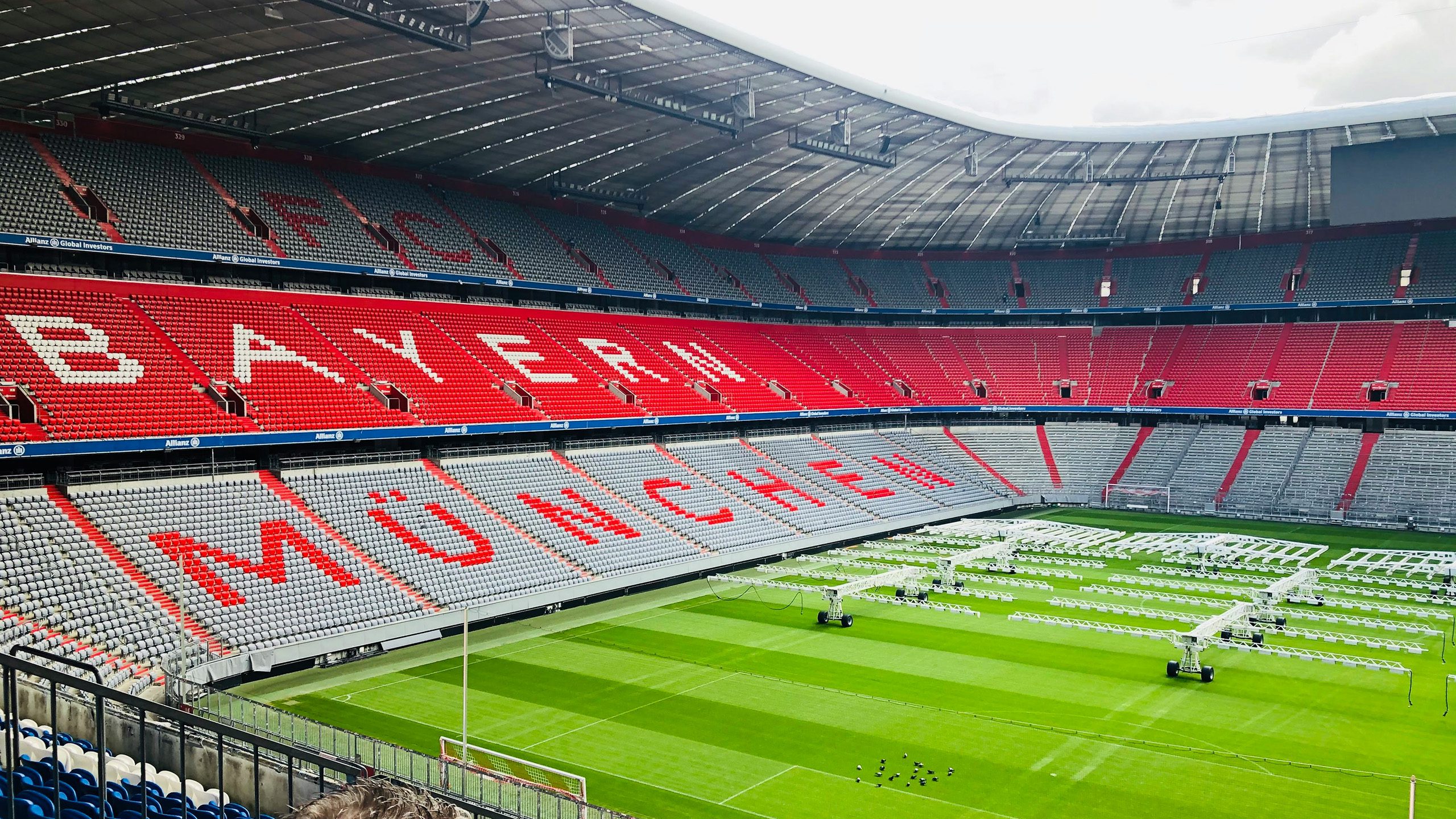 The interior of Allianz Arena, a UEFA 2024 stadium in Munich, Germany | Davidsbeenhere