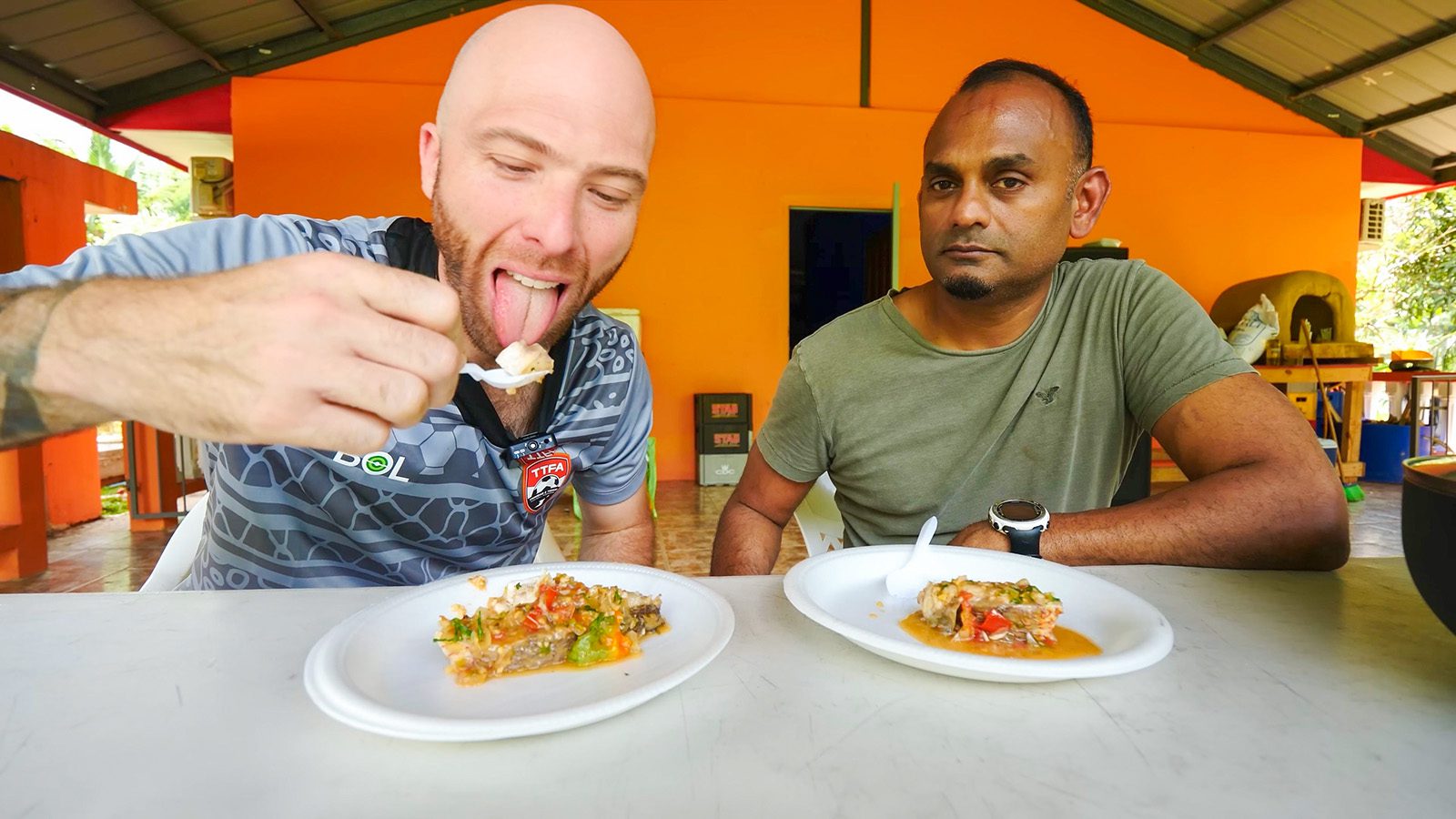 Weird Food in Trinidad: Eating Curry Iguana & Armadillo! - David's Been ...