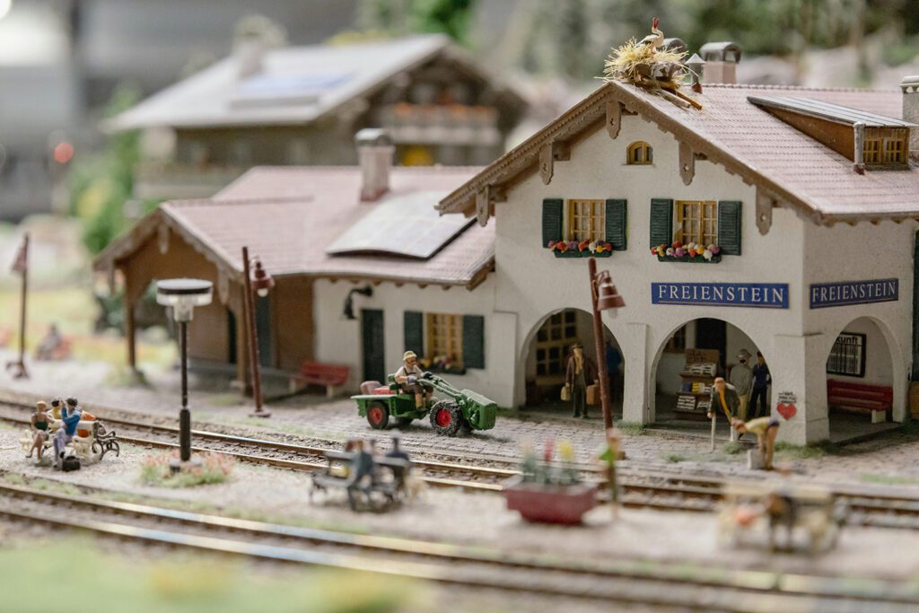 A miniature model of a village at Miniatur Wunderland | Davidsbeenhere