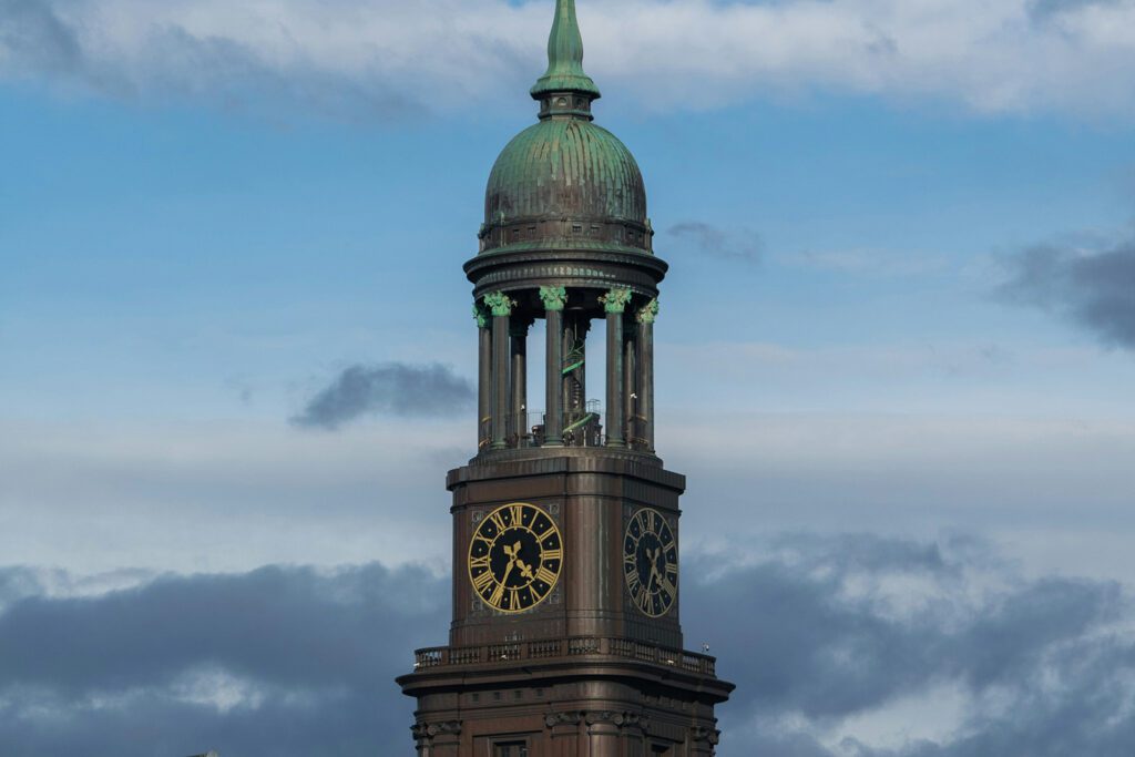 Climbing to the top of the clock tower at St. Michael's Church is one of the top things to do in Hamburg | Davidsbeenhere