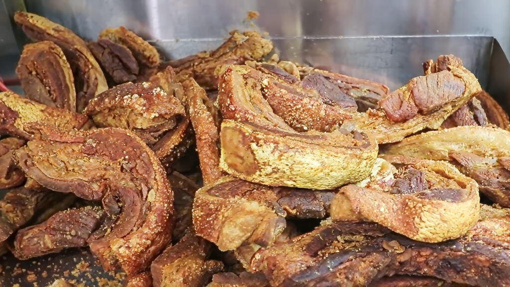 Freshly fried chicharrones, one of my favorite Caribbean dishes of all time | Davidsbeenhere