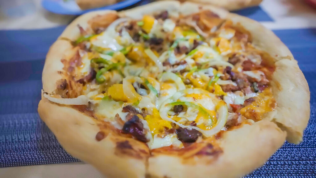 A fresh, delicious Caribbean pizza in Dominica | Davidsbeenhere