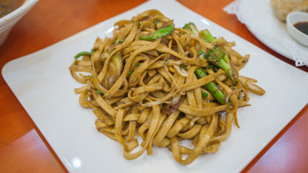 Chow mein at Riverside International Restaurant & Bar in Portsmouth, Dominica | Davidsbeenhere